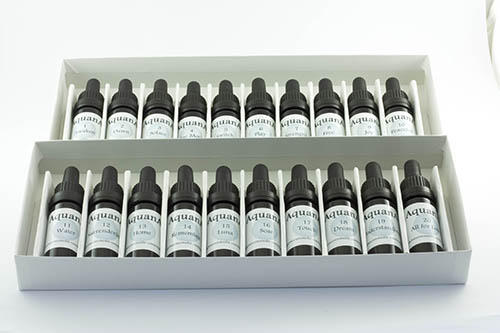 Aquana edelsteenremedie serie, beide dozen remedies