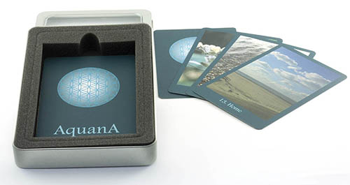 Kaartenset bij Aquana edelsteenremedie serie